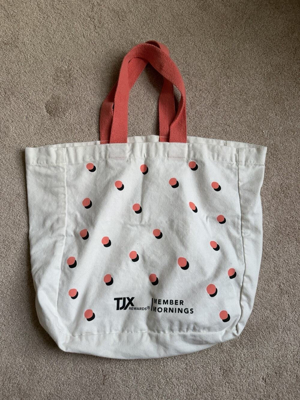 TJX Rewards Canvas Tote | Exclusive Member Mornings TJ Maxx Tote Bag